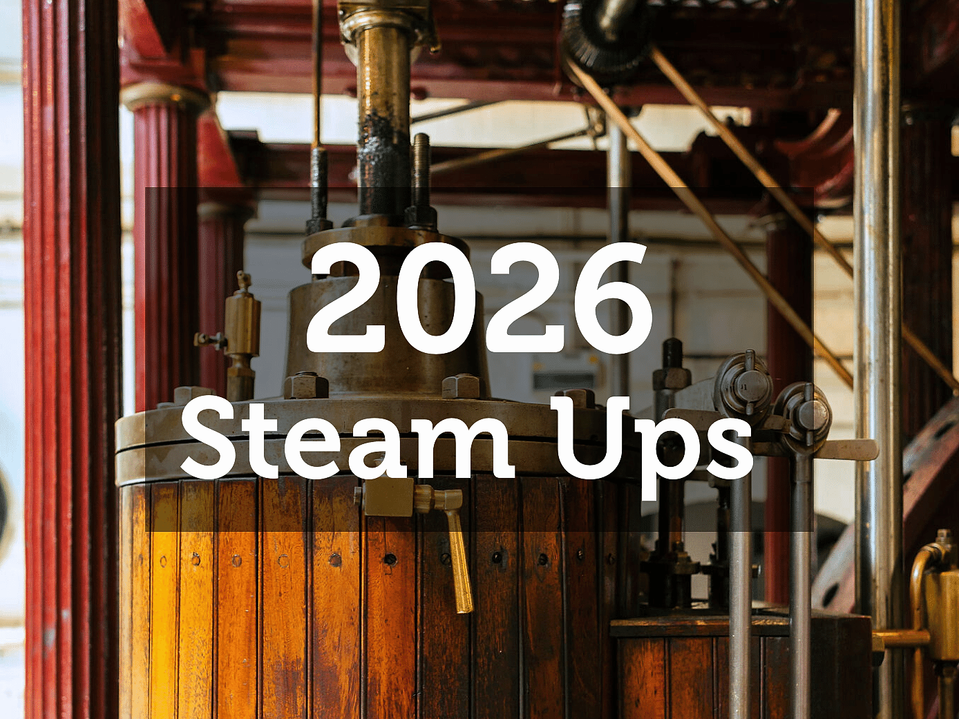 Steam Up graphic 2026 Steam Up graphic 2026