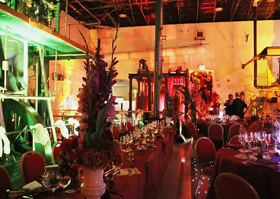 funky lights venue hire